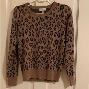 Lucky Brand Cheetah Sweater